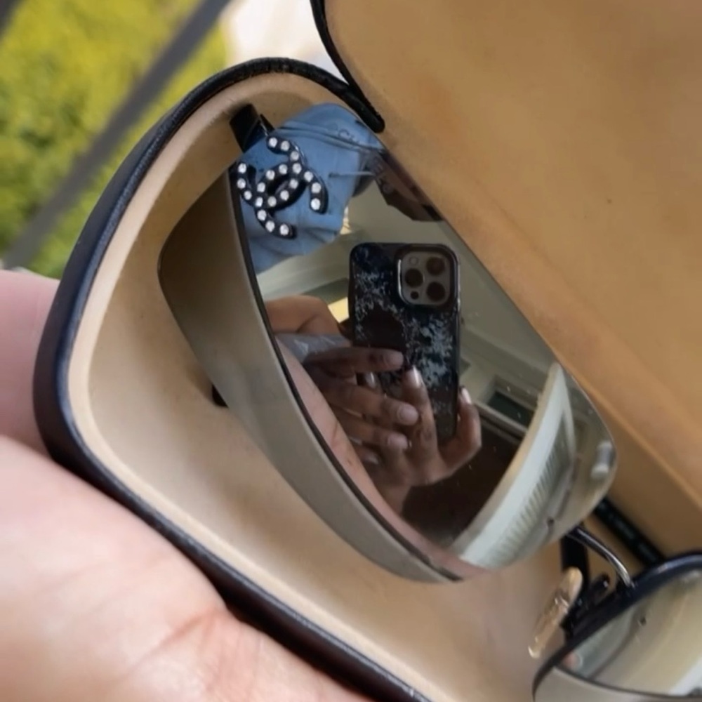 Chanel Black Sunglasses with Case